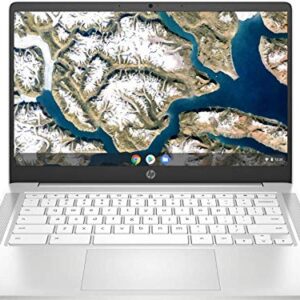 HP Chromebook 14a-na0122od 14" Intel Pentium Silver N5030 4 GB Memory; 64 GB eMMC Storage Chrome OS Ceramic White(Renewed)