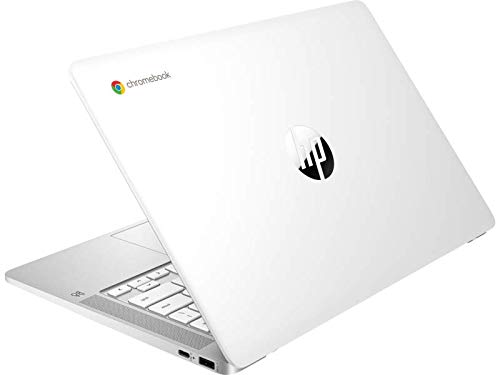 HP Chromebook 14a-na0122od 14" Intel Pentium Silver N5030 4 GB Memory; 64 GB eMMC Storage Chrome OS Ceramic White(Renewed)