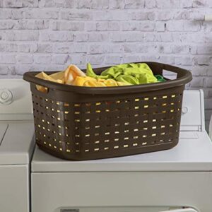 Sterilite 26" Espress Weave Basket (Pack of 6), Espresso