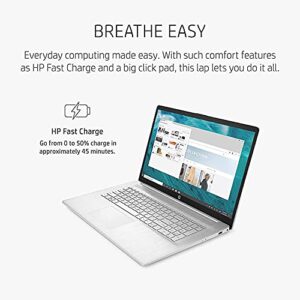 HP Pavilion Laptop (2021 Latest Model), 17.3" HD+ Narrow Bezel Touchscreen, AMD Ryzen 5 5500U Processor (Beats i7-1185G7), 32GB RAM, 1TB SSD, Long Battery Life, Win 10