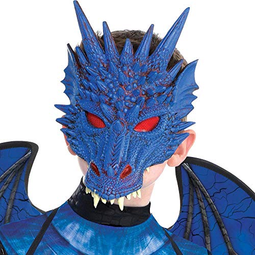 amscan Beastly Blue Dragon Costume - Boys Large 12-14, 1 Pc