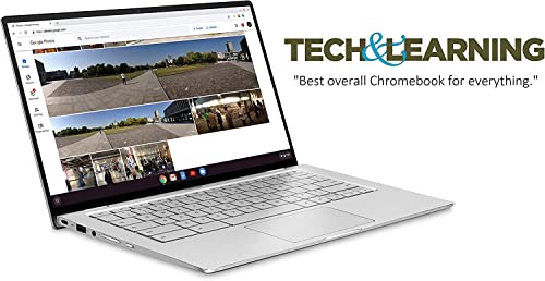 ASUS 2023 Newest Flip C433 UltraSlim Clamshell Convertible Chromebook: 14" FHD Touch Display, Intel Core M3, 8GB RAM, 128GB eMMC, Intel UHD Graphics, Backlit-KYB, USB-C, Wifi6, Webcam, Chrome OS, T.F