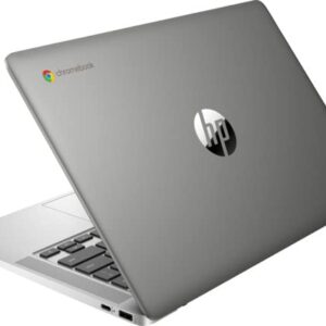 HP 2022 Newest Chromebook Laptop, 14" HD Screen, AMD 3015Ce Processor, 4GB RAM, 32GB eMMC Flash Memory, Webcam, WiFi, Bluetooth, Fast Charge, Chrome OS, Mineral Silver