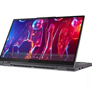 Lenovo Yoga 7i 15.6" FHD(1920x1080) IPS 2-in-1 Touch Laptop, Fingerprint Reader, Intel Core i7-1165G7 Processor up to 2.8GHz, 4 Cores, 12GB RAM, 512GB PCIe SSD, Bluetooth, Win 11, Gray, EAT Cloth