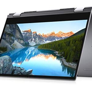 Dell Inspiron 5000 2-in-1 14" HD Laptop, LED-Backlit Touch, Intel i3-1115G4 Processor, 4GB DDR4 3200MHz, 128GB SSD, 802.11 ac, Bluetooth , HDMI, USB 3.1, Windows 10, Gray W/ Silmarils Accessories