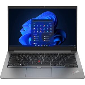 Lenovo ThinkPad E14 Gen 4 Home & Business Laptop 14.0" Full HD Display (AMD Ryzen 5 5625U 6-Core, 8GB RAM, 256GB SSD, AMD Radeon,WiFi 6, Bluetooth 5.1, Webcam, HDMI, Win 10 Pro) with Hub