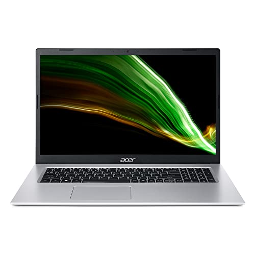 Acer Aspire 3 17 Business Laptop 17.3" FHD IPS ComfyView Display 11th Gen Intel Quad-Core i5-1135G7 (Beats i7-10710U) 8GB RAM 256GB SSD Intel Iris Xe Graphics Webcam Win10 Silver + HDMI Cable