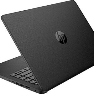 Newest HP Stream 14" HD SVA Laptop Computer, Intel Celeron N4000 Processor, 16GB RAM, 320GB Space(64GB eMMC+256GB MSD), Office 365, HDMI, Bluetooth, Windows 10, Black, AllyFlex MP, Online Class Ready