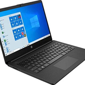 Newest HP Stream 14" HD SVA Laptop Computer, Intel Celeron N4000 Processor, 16GB RAM, 320GB Space(64GB eMMC+256GB MSD), Office 365, HDMI, Bluetooth, Windows 10, Black, AllyFlex MP, Online Class Ready