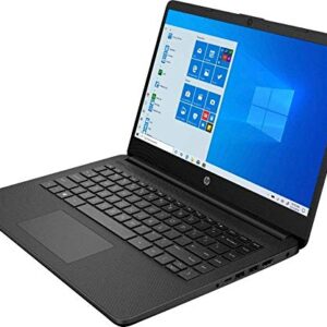 Newest HP Stream 14" HD SVA Laptop Computer, Intel Celeron N4000 Processor, 16GB RAM, 320GB Space(64GB eMMC+256GB MSD), Office 365, HDMI, Bluetooth, Windows 10, Black, AllyFlex MP, Online Class Ready