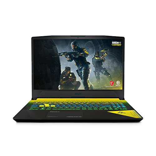 MSI Rainbow 6 Special EdiTion Crosshair15 15.6" QHD 165Hz Gaming Laptop: Intel Core i7-12700H RTX 3070 16GB 1TB NVMe SSD, Type-C USB 3.2, Cooler Boost 5, Win11 Home: Multi-Color Gradient B12UGZ-050