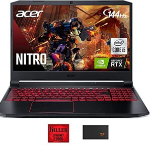 Acer Newest Nitro 5 Premium Gaming Laptop: 15.6" FHD 144Hz IPS Display, Intel Gaming H Core i5-10300H, 16GB RAM, 512GB SSD+1TB HDD, GeForce RTX 3050, WiFi-6, Backlit-KYB, DTSX, Cool Tech, Win10H, TF