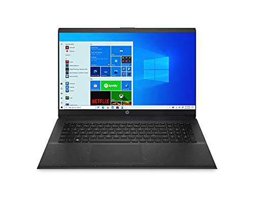 Newest HP 17z Laptop Jet Black, 17.3" HD+ Display (AMD Athlon Gold 3150U 2-Core, 8GB RAM, 128GB SSD, AMD Radeon, WiFi 5, Bluetooth 5.0, HD Webcam, 1xHDMI, Win 10 Home) with Hub