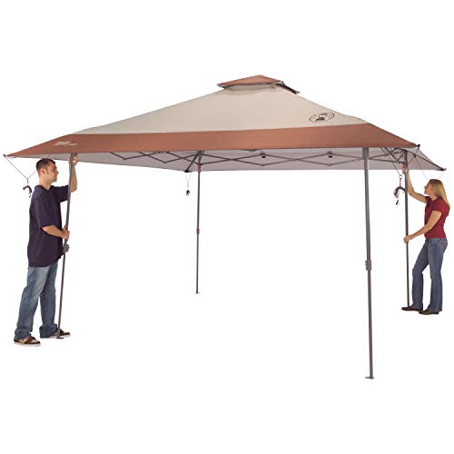 Coleman Pop Up Canopy, 13 x 13 Beach Shade Canopy, UPF 50+ Sun Shelter