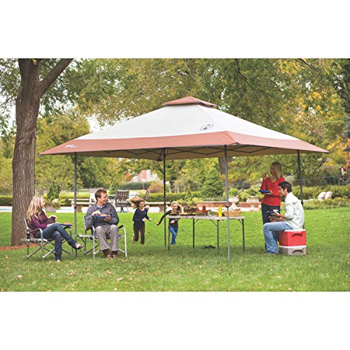 Coleman Pop Up Canopy, 13 x 13 Beach Shade Canopy, UPF 50+ Sun Shelter