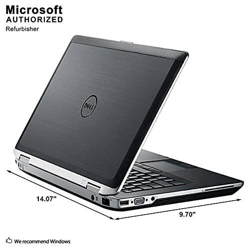 Dell Latitude E6420 Flagship 14.1-Inch Business High Performance Laptop (Intel Core i5 up to 3.2GHz, 8GB RAM, 128GB SSD, DVD, Wifi, Windows 10 Professional 64-bit) (Renewed)