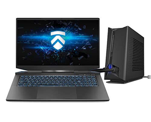 Eluktronics Prometheus XVII (2022) 17.3" Liquid Cooled Gaming Laptop: Intel Core i7-12700H, NVIDIA RTX 3070 Ti, Thunderbolt 4, 1TB PCIe Gen 4 SSD, 16GB DDR5 RAM, Win 11 Home, 17.3 QHD 240Hz Notebook