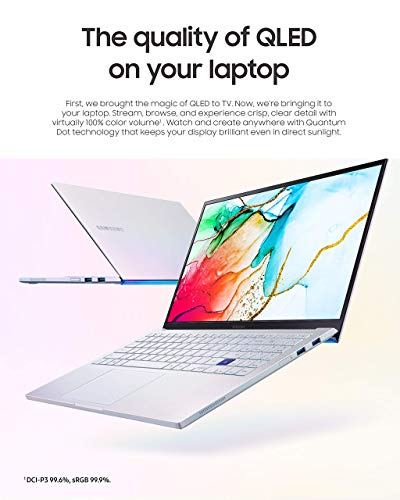 Samsung Galaxy Book Ion 15.6 Laptop| QLED Display and Intel Core i7 Processor | 12GB Memory | 512GB SSD | Long Battery Life and Windows 10 Operating System | (NP950XCJ-K01US) (Renewed)