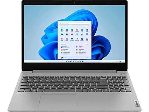 Lenovo 15 Laptop, 11th Generation Intel Core i3-1115G4, 8GB RAM, 256GB SSD, 15.6-inch HD Touch Screen Display, Windows 11, 802.11ac, Bluetooth, HDMI, Platinum Grey, W/ Silmarils Accessories