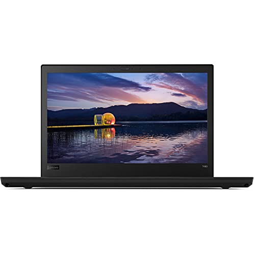 Lenovo ThinkPad T480 Business Laptop: Core i7-8550U, 8GB RAM, 256GB SSD, 14inch Full HD Display, Backlit Keyboard, Windows 10 (Renewed)