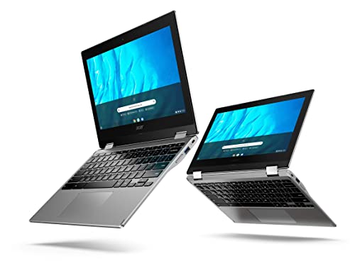 Acer Chromebook Spin 311 2-in-1 Convertible Laptop | 11.6" HD Touchscreen | MediaTek MT8183C Octa-Core Processor | 4GB LPDDR4X | 32GB eMMC | USB-C | Wi-Fi 5 | BT | Webcam | Chrome OS | TiTac Card