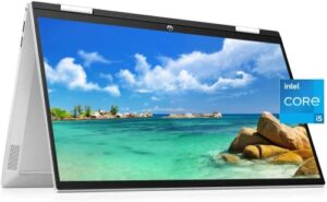 hp newest x360 touchscreen 15.6 fhd business laptop, intel core i5-1235u (beat i7-1165g7), 24gb ram, 512gb pcie ssd, backlit keyboard, iris xe graphics, webcam, wi-fi, win11, gm accessories