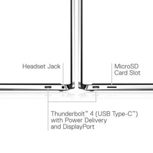 Dell 9310 XPS 2 in 1 Convertible, 13.4 Inch FHD+ Touchscreen Laptop, Intel Core i7-1165G7, 32GB 4267MHz LPDDR4x RAM, 512GB SSD, Intel Iris Xe Graphics, Windows 10 Home - Platinum Silver