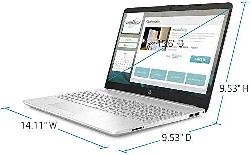 HP 2021 Latest Pavilion 15.6 FHD Touchscreen Laptop Computer, 10th Gen Intel Quard-Core i7-1065G7, 802.11AC, Webcam, Bluetooth, Windows 10, Silver, CUE Accessories (16GB DDR4, 1TB SSD)