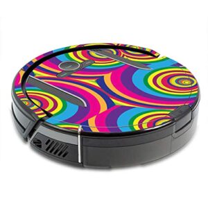 MightySkins Skin Compatible with Shark Ion Robot R85 Vacuum Minimum Coverage - Groovy 60s | Protective, Durable, and Unique Vinyl wrap Cover | Easy to Apply, Remove | Made in The USA