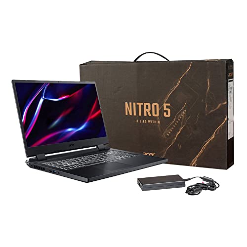 Acer Nitro 5 17.3" FHD 144Hz Gaming Laptop Computer, AMD Ryzen 7 6800H Processor, GeForce RTX 3060, 16GB DDR5-4800 RAM, 1TB PCIe SSD, VR Ready, Windows 11 Home - Black - AN517-42-R85S