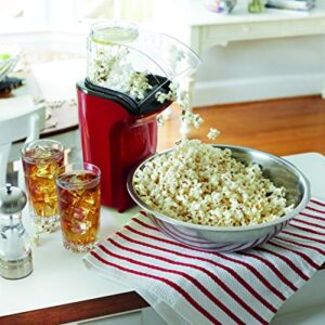 Hamilton Beach Electric Hot Air Popcorn Popper, Healthy Snack, Makes up to 18 Cups, Red (73400)