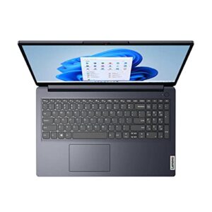 Lenovo 2022 Newest Ideapad Slim Laptop: 15.6" FHD Display, 4-Core Intel Pentium N6000, 12GB RAM, 512GB SSD, 1-Year Office 365 Personal, UHD Graphics, WiFi6, Bluetooth, DolbyAudio, Win11S, TF