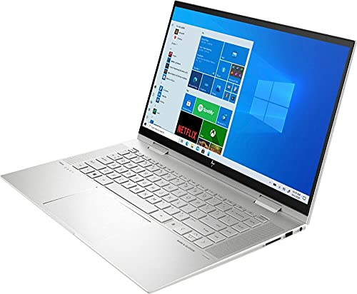 HP Envy X360 2-in-1 Business Laptop 15.6'' Diagonal FHD IPS Touchscreen 11th Gen Intel 4-Core i5-1135G7 (> i7-1065G7) 24GB DDR4 512GB SSD Backlit Fingerprint HDMI Win10 + 32GB Micro SD Card, Silver