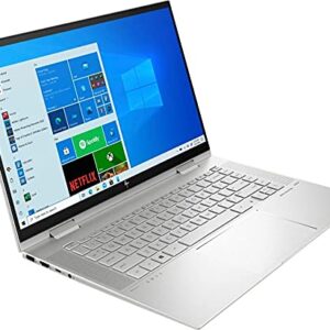 HP Envy X360 2-in-1 Business Laptop 15.6'' Diagonal FHD IPS Touchscreen 11th Gen Intel 4-Core i5-1135G7 (> i7-1065G7) 24GB DDR4 512GB SSD Backlit Fingerprint HDMI Win10 + 32GB Micro SD Card, Silver