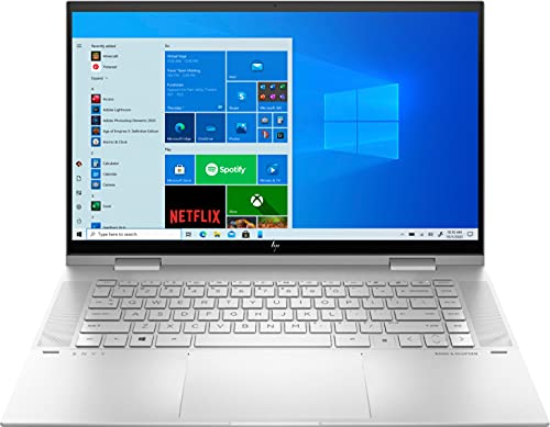 HP Envy X360 2-in-1 Business Laptop 15.6'' Diagonal FHD IPS Touchscreen 11th Gen Intel 4-Core i5-1135G7 (> i7-1065G7) 24GB DDR4 512GB SSD Backlit Fingerprint HDMI Win10 + 32GB Micro SD Card, Silver