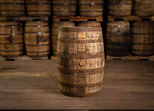 Midwest Barrel Company Authentic Bourbon/Whiskey Barrel (53 Gallon) Used Genuine American Oak Wood Barrel