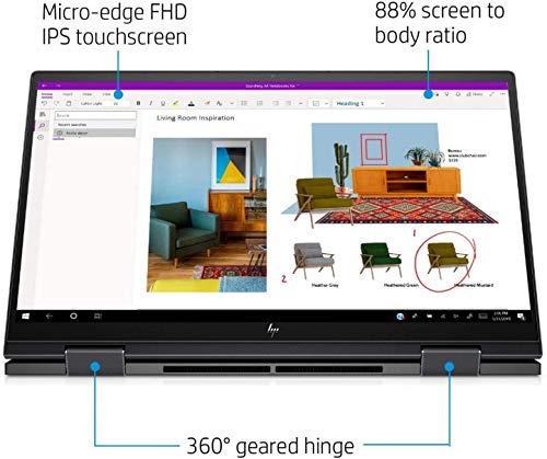 HP - Envy x360 2-in-1 15.6" Touch-Screen Laptop - AMD Ryzen 7 - 8GB Memory - 512GB SSD - Nightfall Black