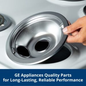 GE GE68C Genuine OEM 6" and 8" Drip Pan Kit (Chrome) for GE Electric Range or Stoves