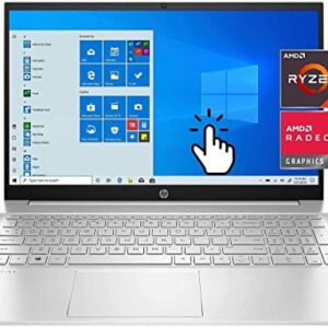 HP Newest Pavilion Touchscreen Laptop, 15.6”FHD 1080P IPS Display, AMD Ryzen 7 5825U, 16GB RAM, 512GB PCIe SSD, Wi-Fi 6, Webcam, USB-A&C, with Tikbot HDMI Cable