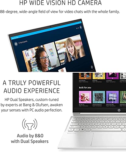 HP Newest Pavilion Touchscreen Laptop, 15.6”FHD 1080P IPS Display, AMD Ryzen 7 5825U, 16GB RAM, 512GB PCIe SSD, Wi-Fi 6, Webcam, USB-A&C, with Tikbot HDMI Cable