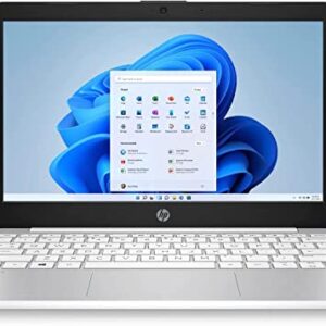 HP Stream Laptop 11-AK0053DX 11.6" Intel Celeron N4120, Intel UHD Graphics 600, 4GB DDR4 RAM, 64GB eMMC, Windows 11 Home in S Mode, Diamond White (Renewed)