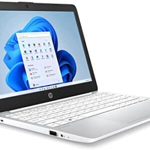 HP Stream Laptop 11-AK0053DX 11.6" Intel Celeron N4120, Intel UHD Graphics 600, 4GB DDR4 RAM, 64GB eMMC, Windows 11 Home in S Mode, Diamond White (Renewed)