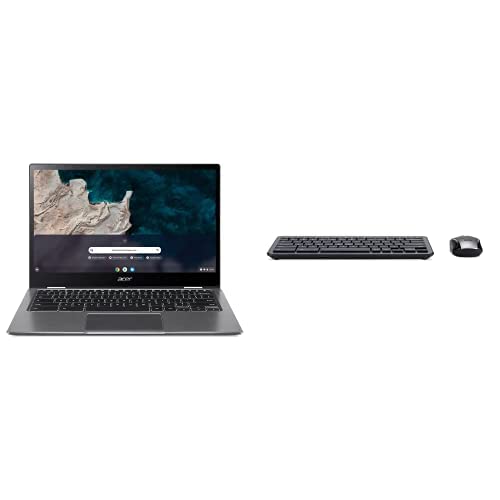 Acer Chromebook Enterprise Spin 513 R841LT-S6DJ | 13.3' FHD IPS Touch Gorilla Glass| Snapdragon 7c | 8GB LPDDR4X | 128GB eMMC | 4G LTE Acer Wireless Keyboard
