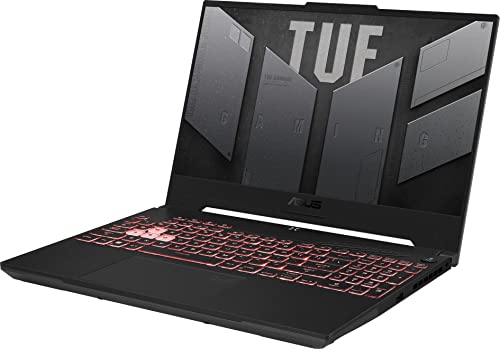 ASUS TUF Gaming A15 15.6" FHD 144Hz (64GB DDR5 RAM, 2TB PCIe SSD, AMD 8-Core Ryzen 7 6800H (Beat i7-11800H), RTX 3050 Ti) Gaming Laptop, RGB Backlit, Type-C, Wi-Fi 6, Free HDMI, Win 11 Home