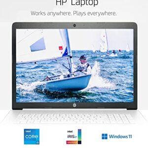 HP 17.3 Non-Touch Flagship Laptop 11th Gen Intel Core i5-1135G7 (Beats i7-1065G7) 32GB RAM, 1TB PCI-E SSD, 2TB Hard Drive, Long Battery Life, Barley8 USB DVD Accessories, Windows 10 Pro, Sliver