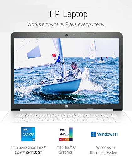 HP 17.3 Non-Touch Flagship Laptop 11th Gen Intel Core i5-1135G7 (Beats i7-1065G7) 32GB RAM, 1TB PCI-E SSD, 2TB Hard Drive, Long Battery Life, Barley8 USB DVD Accessories, Windows 10 Pro, Sliver