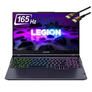 lenovo legion 5 gaming laptop, 15.6″ fhd ips 165hz, amd ryzen 7 5800h, wi-fi 6, geforce rtx 3060 (130w), windows 11, w/hdmi cable (32gb ram | 1tb pcie ssd)