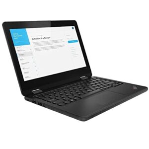 Lenovo ThinkPad 11e Yoga Gen-6 11.6" HD 2-in-1 Touchscreen Notebook Computer, Intel Core i5-8200Y 1.30GHz, 8GB RAM, 128GB SSD, Windows 10 Pro, Free Upgrade to Windows 11, Glossy Black