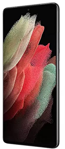 Samsung Galaxy S21 Ultra | Factory Unlocked Android Cell Phone | US Version 5G Smartphone | Pro-Grade Camera, 8K Video, 108MP High Res | 128GB, Phantom Black (SM-G998UZKAXAA) (Renewed)