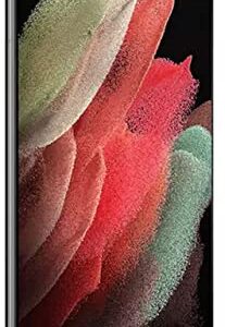 Samsung Galaxy S21 Ultra | Factory Unlocked Android Cell Phone | US Version 5G Smartphone | Pro-Grade Camera, 8K Video, 108MP High Res | 128GB, Phantom Black (SM-G998UZKAXAA) (Renewed)